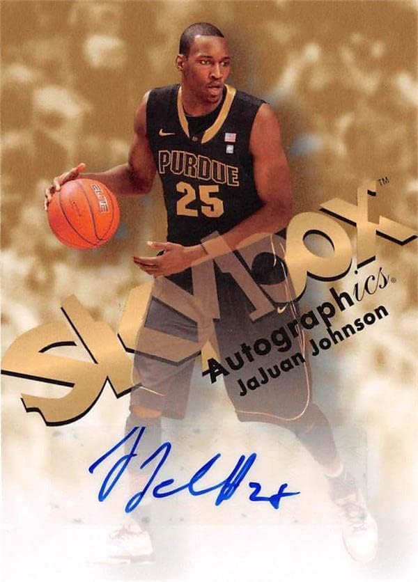 Jajuan Johnson a semnat carte de baschet 2012 Skybox Rookie 98aujj - baschet autografat la colegiu