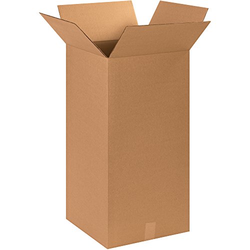 Poly Bag Guy cutii ondulate înalte, 14 x 14 x 30, Kraft, 20 / pachet