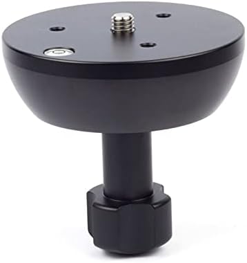 Adaptor de bol Xinying de 100 mm, pe jumătate de minge plat până la bol convertor adaptor cu șurub de 3/8 inch pentru manfrotto