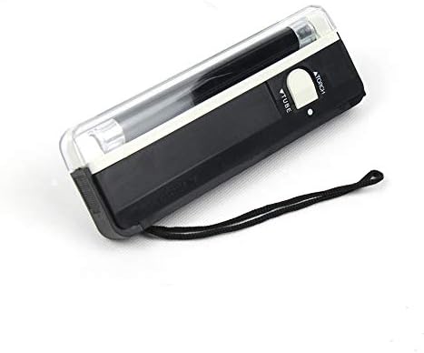 Lumină portabilă cu lanternă neagră de mână cu un far de citire LED