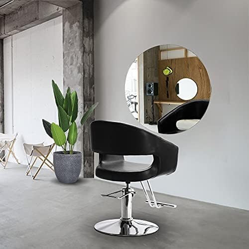 HJHL Us Warehouse HC184B High-end Hair Salon Barber Scaun clasic al scaunului din spate negru în stoc