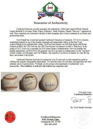 Gossage, Sutter, Franco și mai mulți cei mai mulți salvatori au semnat baseball auto - baseball -uri autografate