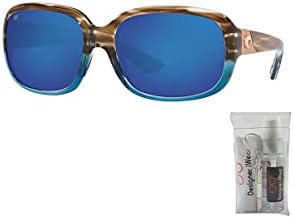 Costa Gannet 6S9041 Ochelari de soare pentru femei pentru femei + pachet cu designer iwear kit de îngrijire a ochelarilor gratuite