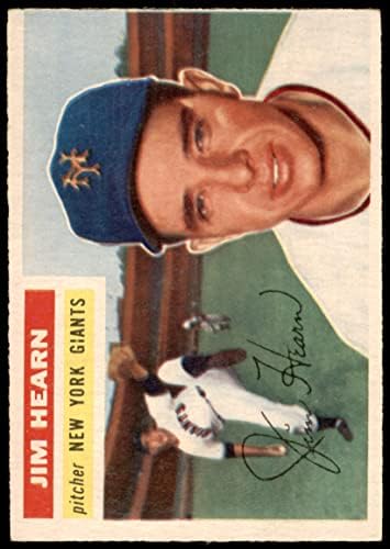 1956 Topps 202 Jim Hearn New York Giants Ex Giants