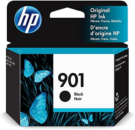 Cartuș de cerneală neagră HP Original 901 / funcționează cu seria OfficeJet J4500, J4680, 4500 / CC653AN