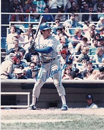 Pete Incaviglia Texas Rangers Acțiune semnată 8x10 - Fotografii MLB autografate
