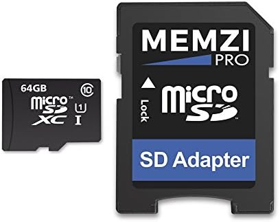 MEMZI PRO 64Gb 90MB / s Clasa 10 Micro SDXC Card de memorie cu adaptor SD pentru Blackview Bv6800 Pro, Bv9500 Pro, Bv9500,