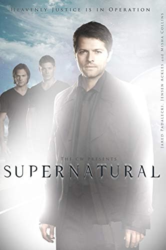Jared Padalecki, Jensen Ackles și Misha Collins 11 x17 Inch Supernatural Mini Poster SM