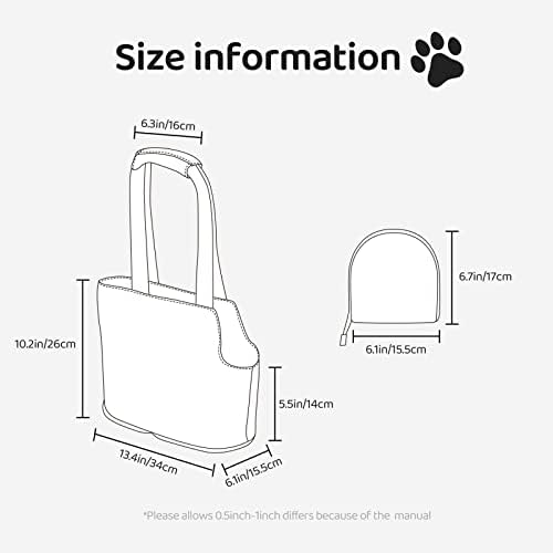 Moale Față-Verso Travel Pet Carrier Tote Mână Bag Vara-Pepene Verde-Cool Portabil Mic Câine / Pisică Carrier Poseta