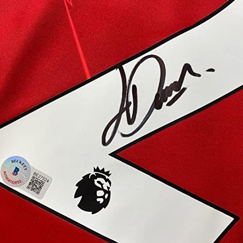 Autograf / semnat Luis Diaz Liverpool roșu Fotbal Jersey Beckett BAS COA