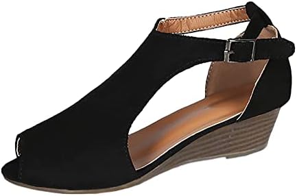 Sandale osboriool pentru femei de vară elegantă, platforme casual pentru femei pene sandale pentru femei goale espadrilles