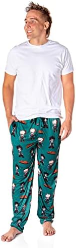 Bioworld eroul meu academia bărbații izuku midoriya și katsuki bakugo anime loungewear pijama pantaloni