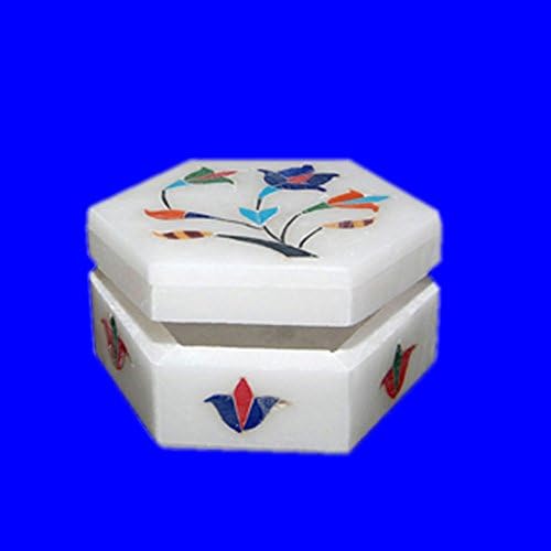 Craftslook Marble Alabaster Inlay Box 350