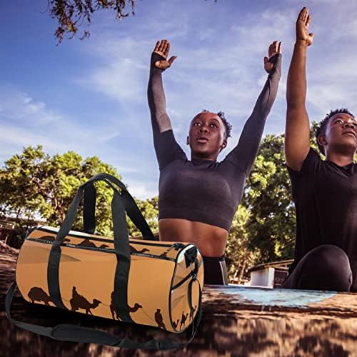 MaMacool Caravan Duffel umăr Carry Bag Canvas Travel Bag Pentru Gym Sport Dans Travel Weekender