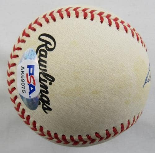 Eddie Mathews a semnat autograf auto -rawlings baseball cu 512 ore INSC PSA/ ADN AK - Baseballs autografate