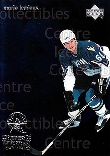 Wayne Gretzky, Mario Lemieux Hockey Card 1998-99 McDonalds Upper Deck Wayne Gretzkys Coechipieri 12 Wayne Gretzky, Mario Lemieux
