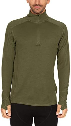 Minus33- Lână Merino - Izolation pentru bărbați, sfert de zi cu zi - pulover cald - pulover de recreere în aer liber