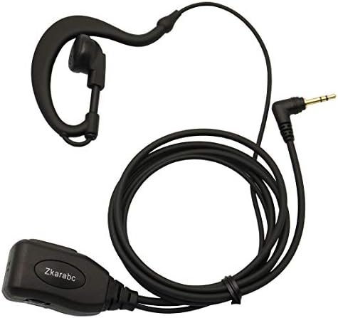 Casca de talkie Waike cu microfon 1 pin 2,5 mm G Formă reglabilă Volumul setilor de cască Compatibil cu Radios Motorola Talkabout