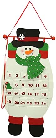 Decoratiuni De Craciun Atmosfera Pânză Pandantiv Om De Zăpadă Cerb Calendar Pandantiv Calendar Ornamente Crăciun Gnomi Pluș
