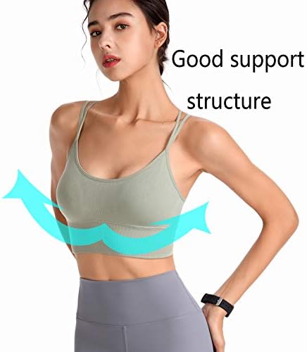 Sutiene sport FIZILI pentru femei Activewear-Sutiene pentru femei pentru gimnastică Yoga alergare antrenament de Fitness