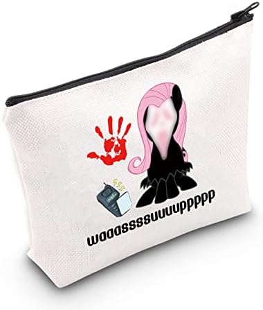 CMNIM Funny Scream Cadouri pentru femei Horror Movie Cosmetic Bag Wassuupp Scream Marfa pentru fani de groază Punga de călătorie