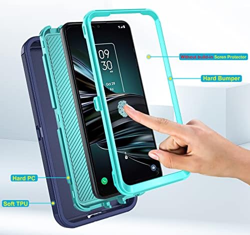 Carcasă telefonică asuwish pentru Moto One 5G ACE/Motorola G G5 2021 Acoperire celulară Hybrid Protector Protective Dovadă