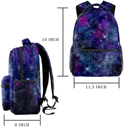 Kapohu Univers Galaxy Space Casual Rucsac pentru băieți pentru fete pentru fete laptop geantă de călătorie pentru bărbați femei