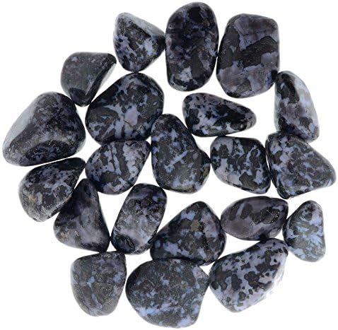 Pietre hipnotice Materiale: 3 lbs Tumbled Indigo Gabbro pietre din Madagascar-mici-0.75 la 1.5 medie. - Roci lustruite spectaculoase