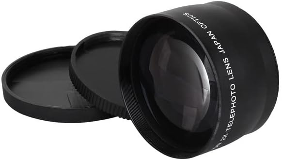58mm 2.0 x Zoom Extender lentilă aparat de fotografiat obiectiv pentru Canon Nikon Sony 18-55 Front End 62mm SLR aparat de