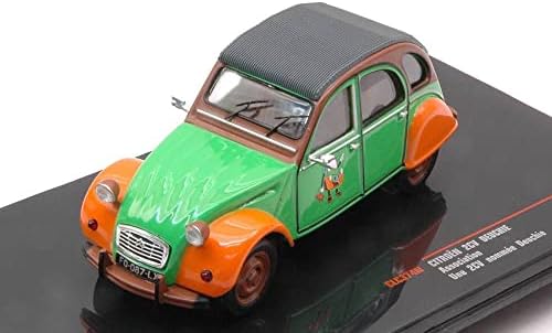 Model de scară compatibil cu Citroen 2 cv Green/Orange 1978 Deuchie 1 € Donation 1:43 IXO Model CLC374N