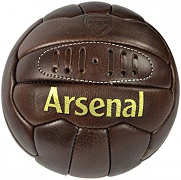 Arsenal FC oficial Retro Patrimoniu din piele mingea de fotbal din piele