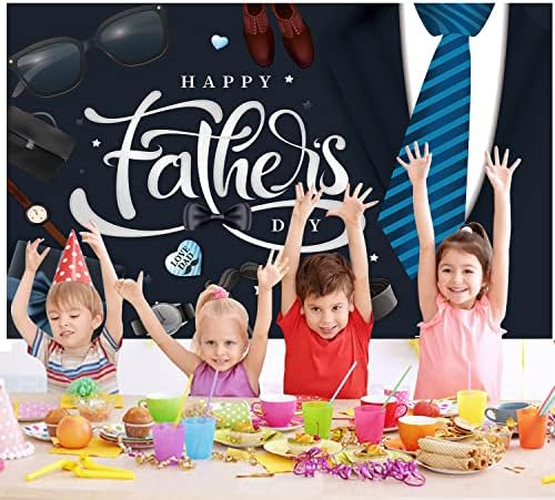 Happy Fathers Day Banner background, Happy Fathers Day Decorations background for Party, Father ' s Day Party Decorations Supplies,