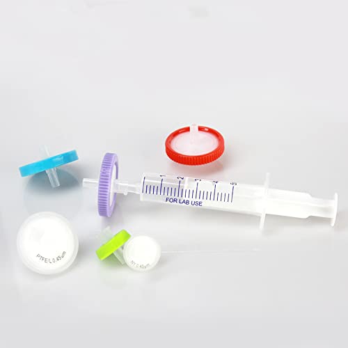 Filtru de seringă sterilă Labfil filtrare hidrofilă din nailon dimensiune a porilor 0,45 um, diametru membrană 25 mm, seringă