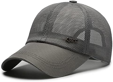 Unisex Mesh Trucker Cap culoare solidă șepci de Baseball de vară profil redus clasic antrenament Tata pălărie pentru Sport