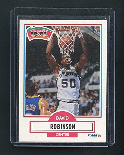 1990-91 Fleer 172 David Robinson San Antonio Spurs Card rookie - Starea de mentă se livrează într -un nou titular