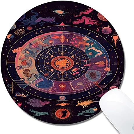 Xioolia Extended Gaming Round Mouse Pad Zodiac Horoscop Print -23 - Luați -vă configurarea jocurilor la nivelul următor