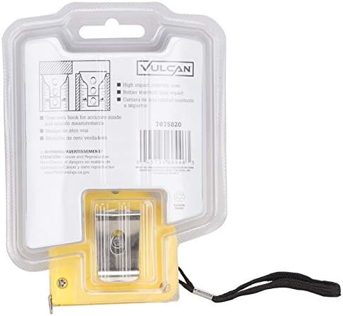 Edward Tools Power Lock bandă retractabilă de 12 picioare cu cârlig adevărat Zero-SAE / METRIC Hi - Viz Tape-buton de blocare