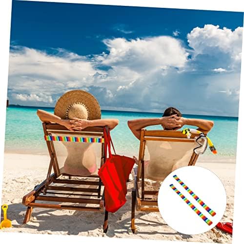 Kontonty 2pcs scaun de plajă curele de armături pentru scaune reglabile cadouri pentru piscină accesorii de vacanță benzi scaun