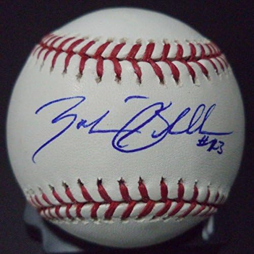 Zach Braddock Milwaukee Brewers a semnat baseball romlb autografat cu coa - baseball -uri autografate