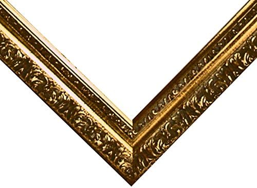 Neumann Bilderrahmen Baroque Frame 10942, Oro Gold Decorated, Seria 991, oglindă, 60x90 cm
