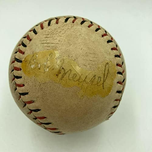 Bob Meusel Single a semnat Baseball 1920 1927 Yankees JSA Coa Rare - Baseballs autografate