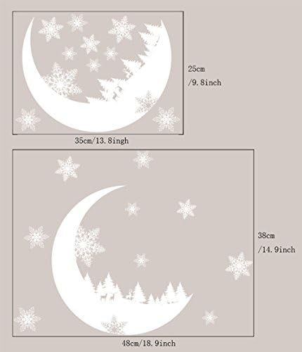 Muicook Cele Mai Bune Produse De Crăciun Decor De Crăciun, Zăpadă De Crăciun Decorare De Zăpadă Dormitor Autocolante De Perete WallpaperI Noi Decorațiuni De Crăciun Fericit