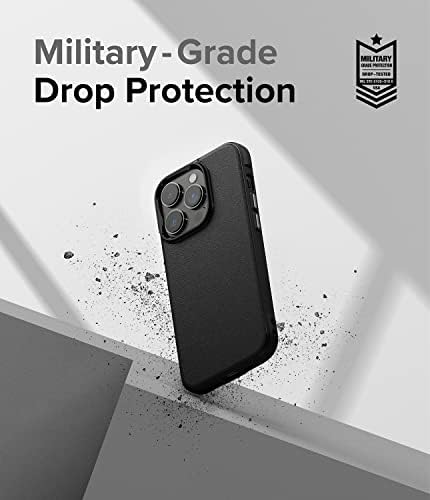 RINGKE ONYX [Anti-Fingerprint Technology] Compatibil cu carcasa iPhone 14 Pro 6,1 inci, Copertă de probă flexibilă fără alunecare