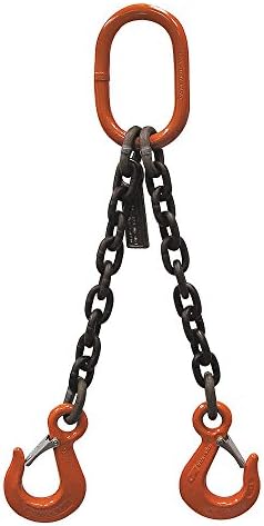 STREN -FLEX - SF1603G10DOS - 3 ft oblong, sling cu lanț de cârlig, oțel din aliaj de grad 100, număr de picioare de sling: