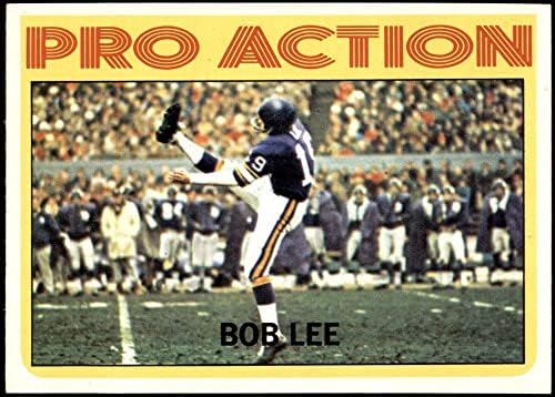 1972 Topps 258 Pro Action Bob Lee Minnesota Vikings NM+ Vikings