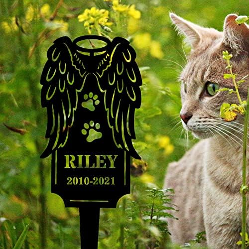 Gerryed personalizat Dog sau Cat Memorial Grave Stake Markers pentru animale de companie Markers pentru câini Memorial Marker