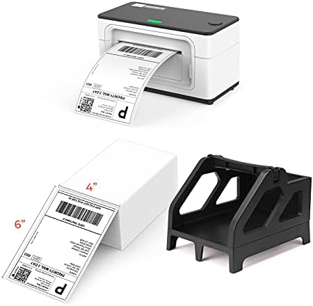MUNBYN P941 imprimantă de etichete de expediere imprimantă de etichete 4x6 pentru pachete de expediere, etichetă termică de expediere directă cu suport pentru etichete