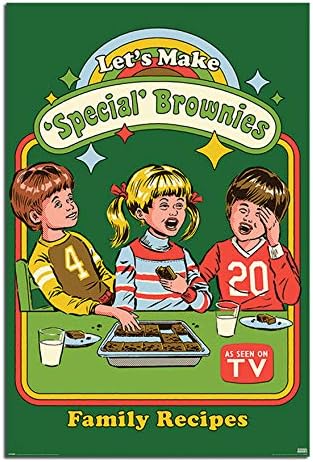 Steven Rhodes Let's Making Special Brownies Poster Maxi - 91,5 x 61cms