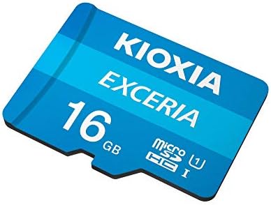 Kioxia 16gb microSD Exceria card de memorie Flash w / Adaptor U1 R100 C10 Full HD de mare viteză de citire 100MB / s LMEX1L016GG2
