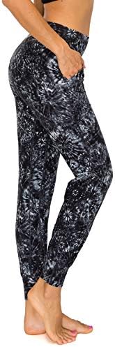 Leggings Depot Women’s ActiveFlex Pantaloni de jogger slim-fit cu buzunare